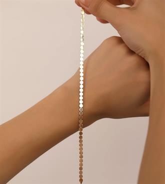 Daire Pullu Dizilim Bileklik