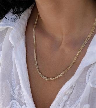 Dört Sıra Zincir Kolye