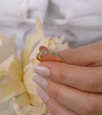 Firuze Toplu Tasarım Yüzük