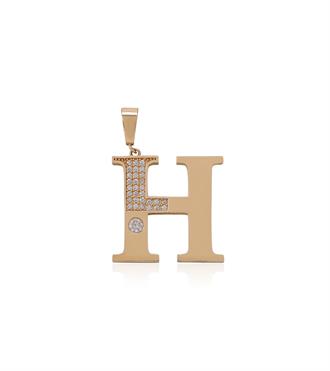 Taşlı Harf Kolye Ucu