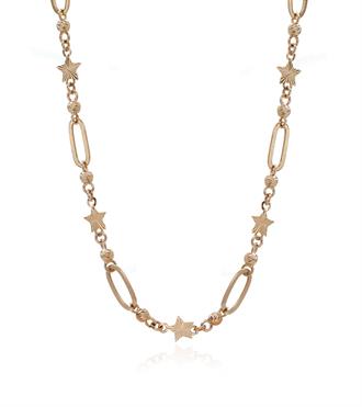 Yıldızlı Zincir Mix Kolye