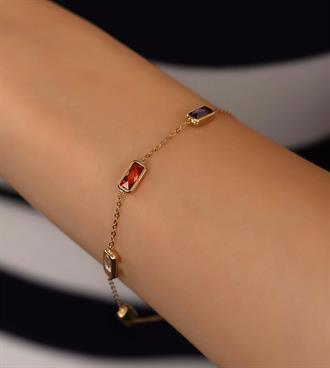 Dikdörtgen Form Renkli Bileklik