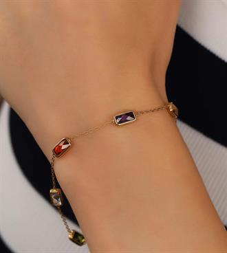 Dikdörtgen Form Renkli Bileklik