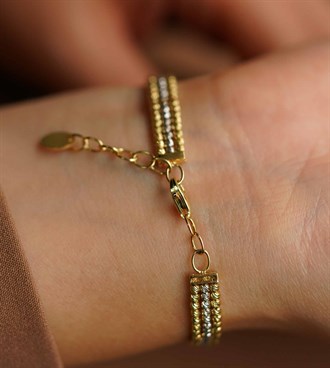 3 Sıra Dorika Bileklik