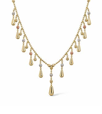 Dorikalı Damla Sarkıtlı Kolye