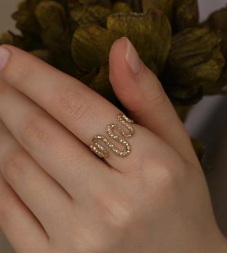 Dövme Yılan Yüzük