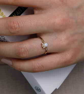 Opal Taşlı Yüzük