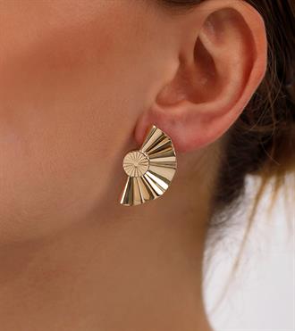 İtalyan Yelpaze Küpe