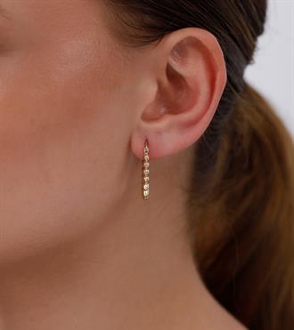 Midye Dikdörtgen Küpe