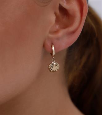 Midye Sallantılı Küpe