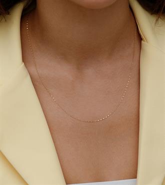 Mini Aynalı Zincir Kolye