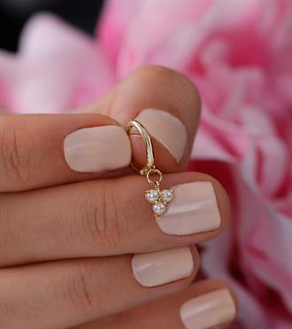 İnci Tria Sallantılı Küpe