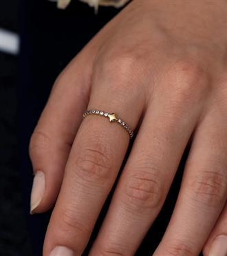 Sırataşlı Mini Yonca Yüzük