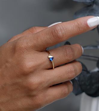 Amor Yüzük-Lacivert