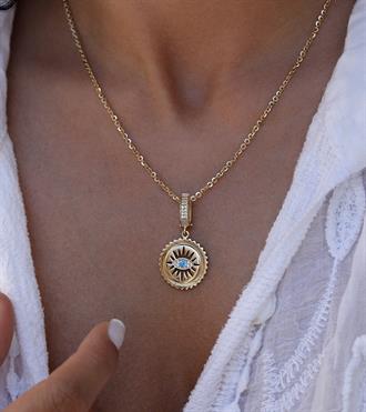 Gözlü Çark Kolye Ucu