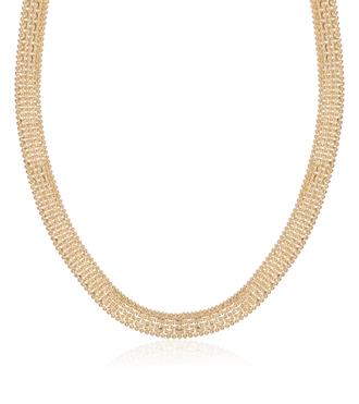 Top Çerçeveli Hasır Kolye