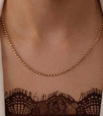 Kalemli Top Top Altın Kolye