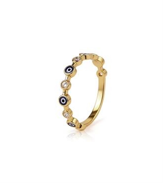 Taşlı Nazar Yüzük