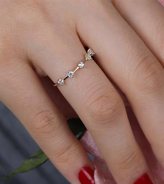 Aralıklı Sırataş Yüzük