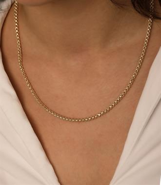 Taşlı Doç Zincir Kolye