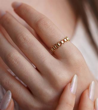 Geçmeli Zincir Yüzük