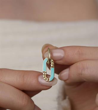 Gurmet Detaylı Oval Küpe