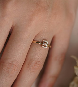 Taşlı Harf Yüzük