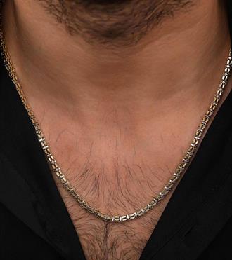 İki Renkli Kare Form Zincir