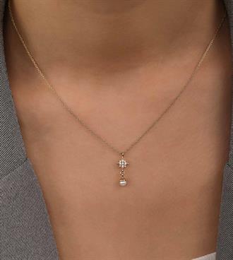 İnci Kar Tanesi Kolye