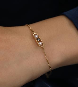 İncili Kapsül Bileklik