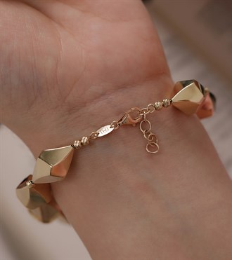 İtalyan Kristal Top Bileklik