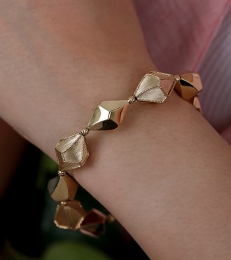 İtalyan Kristal Top Bileklik