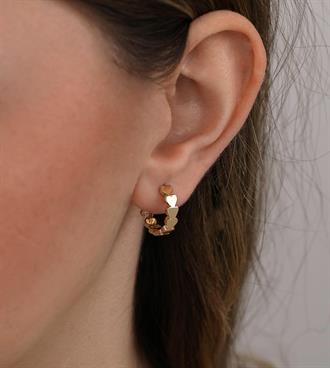 Kalp Dizilim Halka Küpe