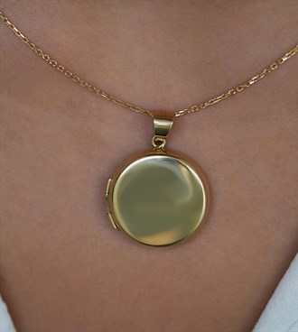 Kapaklı Madalyon Kolye Ucu