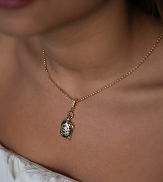 Kaplumbağa Kolye Ucu