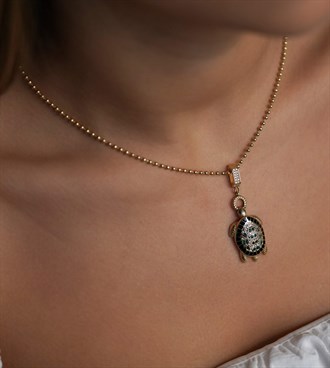 Kaplumbağa Kolye Ucu