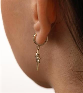 Kutup Yıldızı Sallantılı Küpe