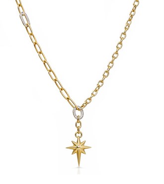 Kutup Yıldızlı Tasarım Kolye