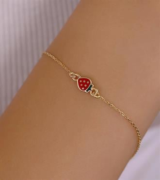 Mineli Çilek Çocuk Bileklik