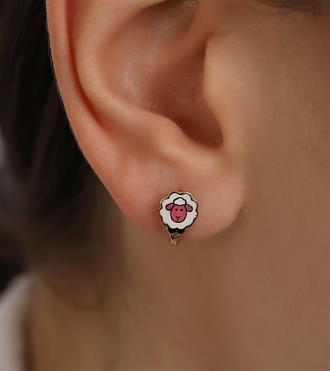 Mineli Kuzu Çocuk Küpe