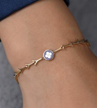 Mineli Yonca Dallı Bileklik