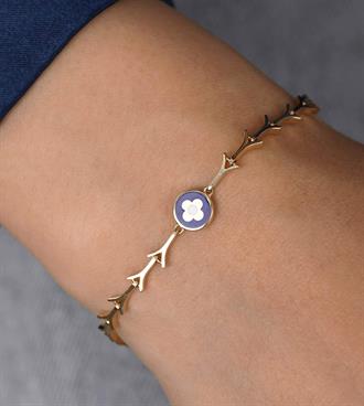 Mineli Yonca Dallı Bileklik