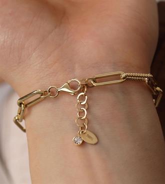 Mineli Yonca Dokulu Ataç Bileklik