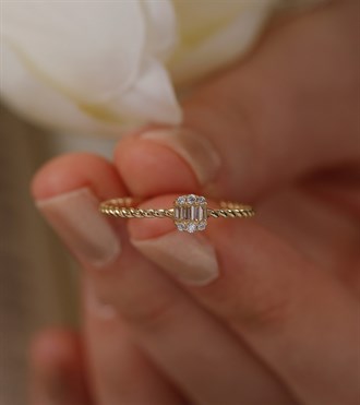 Mini Baget Burgu Yüzük