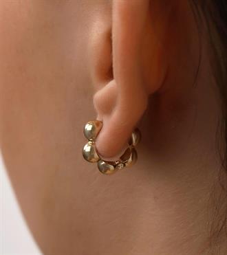 Mini Bombeli Top Top Küpe