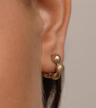 Mini Bombeli Top Top Küpe