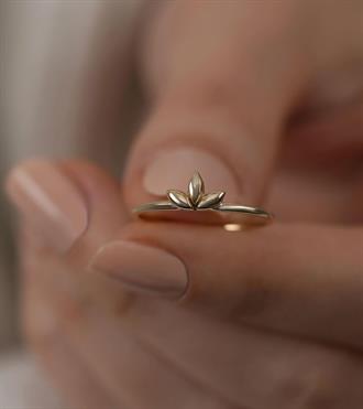 Mini Lotus Yüzük