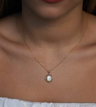 Nostalji Harf Kolye Ucu