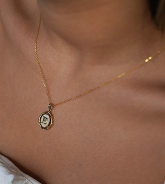 Nostalji Harf Kolye Ucu