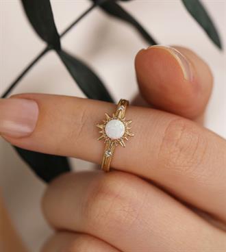 Opal Güneş Yüzük